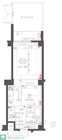 ZOOM下丸子の物件間取画像